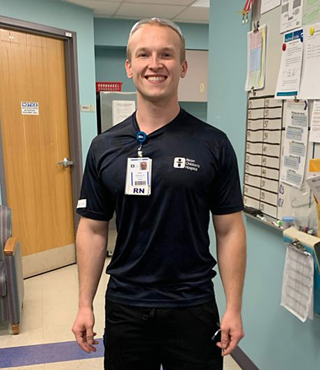 photo of nursing alumnus Cody Shearrow